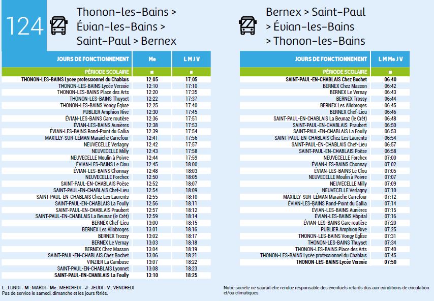 Transports SaintPaulenChablais